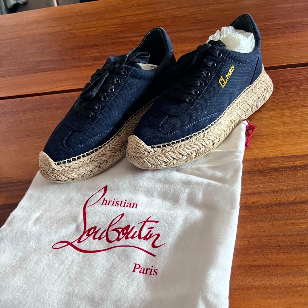 Brand New Christian Louboutin Espadrille Sneakers
